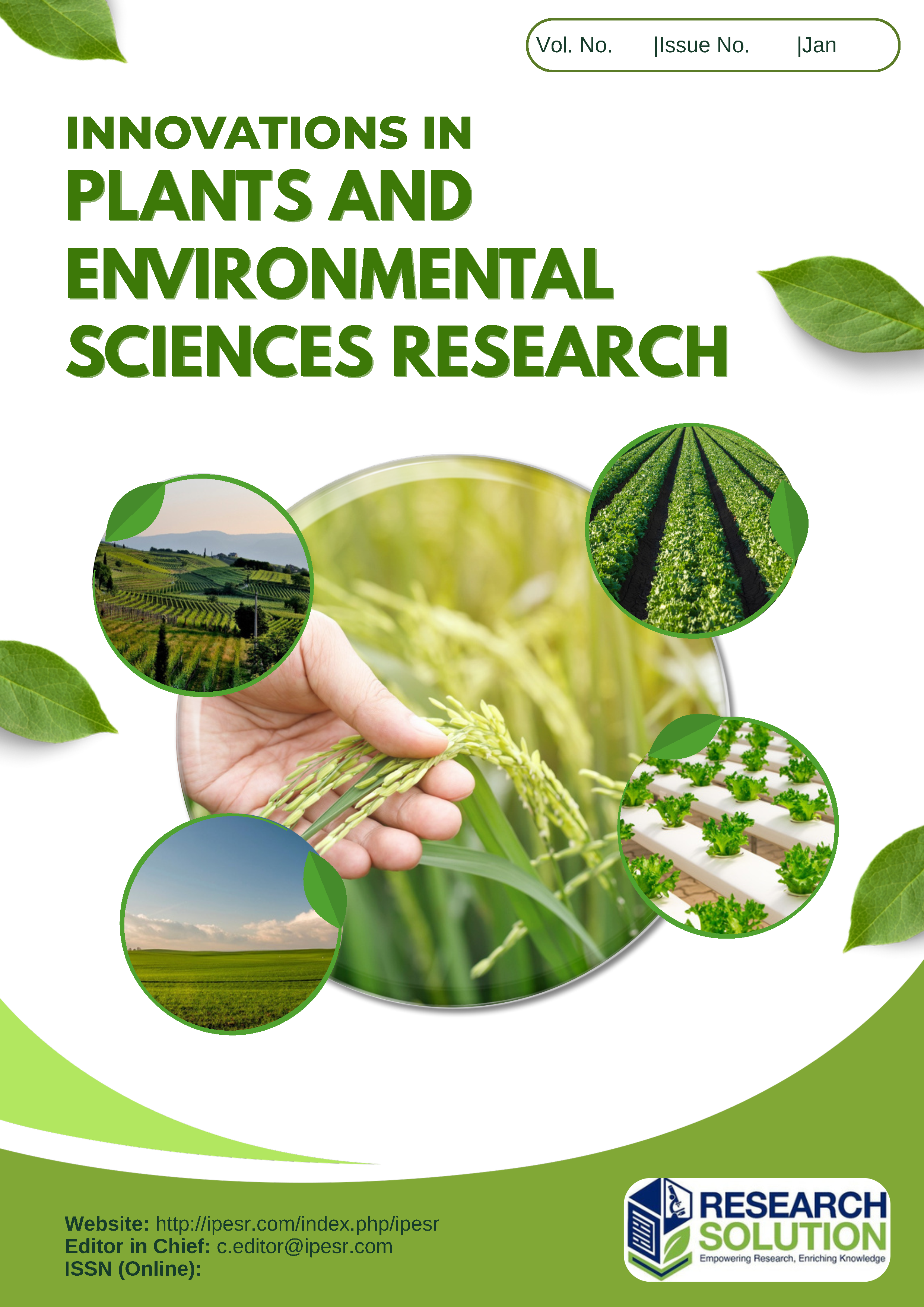 INNOVATIONS IN PLANT AND ENVIRONMENTAL SCIENCES RESEARCH
